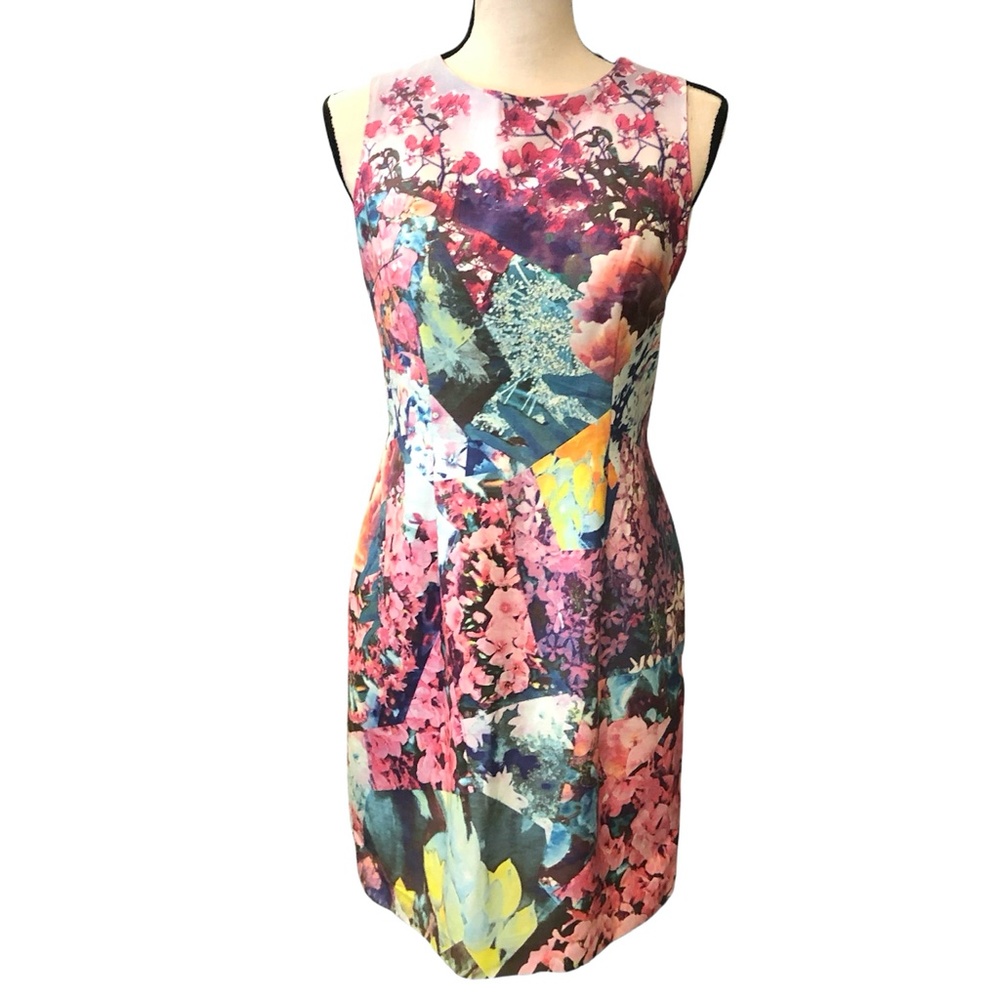 Cynthia Steefe Marlow Floral Sheath Dress Size 6 View 3